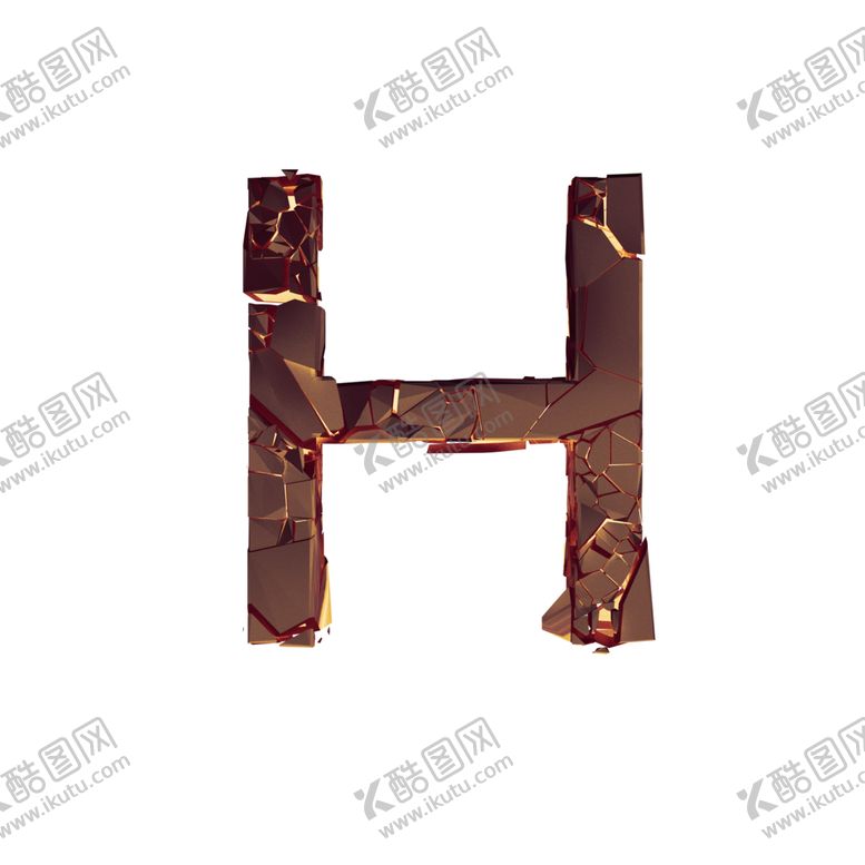 编号：94706910052136009117【酷图网】源文件下载-3D破碎立体字母