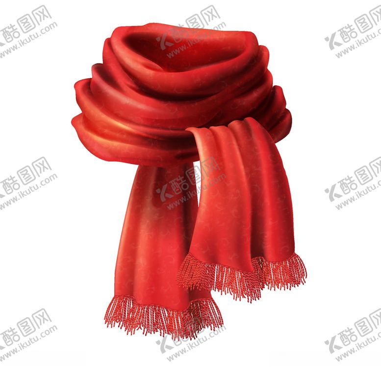 编号：15232409211007321206【酷图网】源文件下载-秋天红色围巾