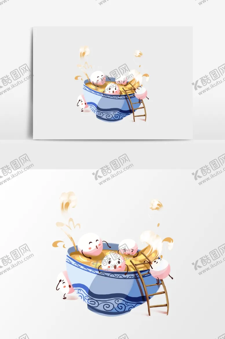 编号：30369703250355567063【酷图网】源文件下载-元宵插画