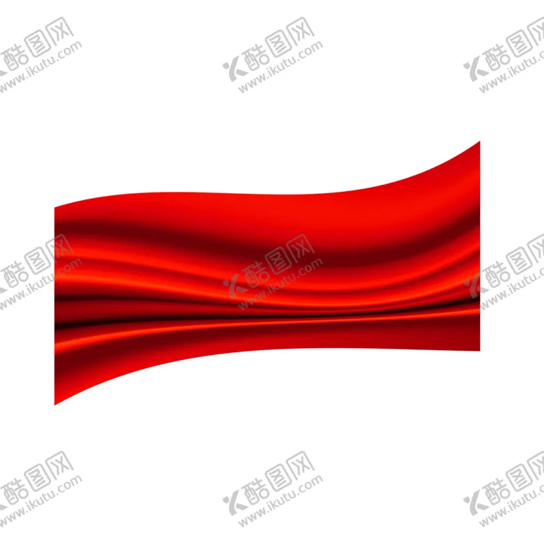 编号：74217406290444233396【酷图网】源文件下载-红色飘带