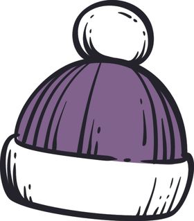 帽子手绘Ai矢量插图