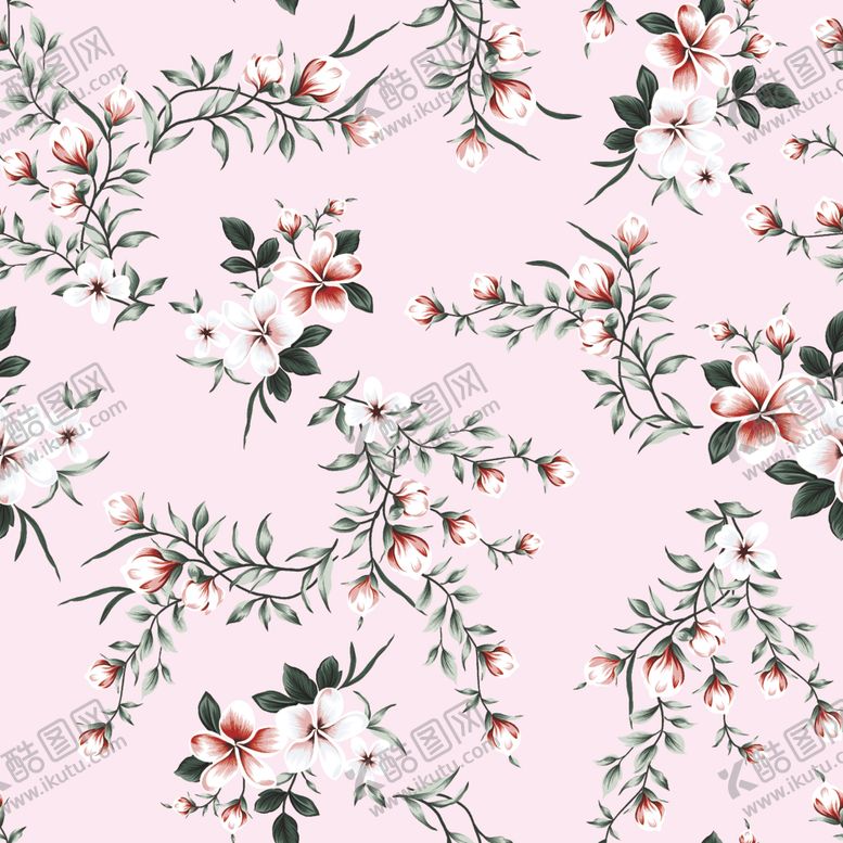 编号：60391904051536065780【酷图网】源文件下载-小碎花水彩花手绘花大花