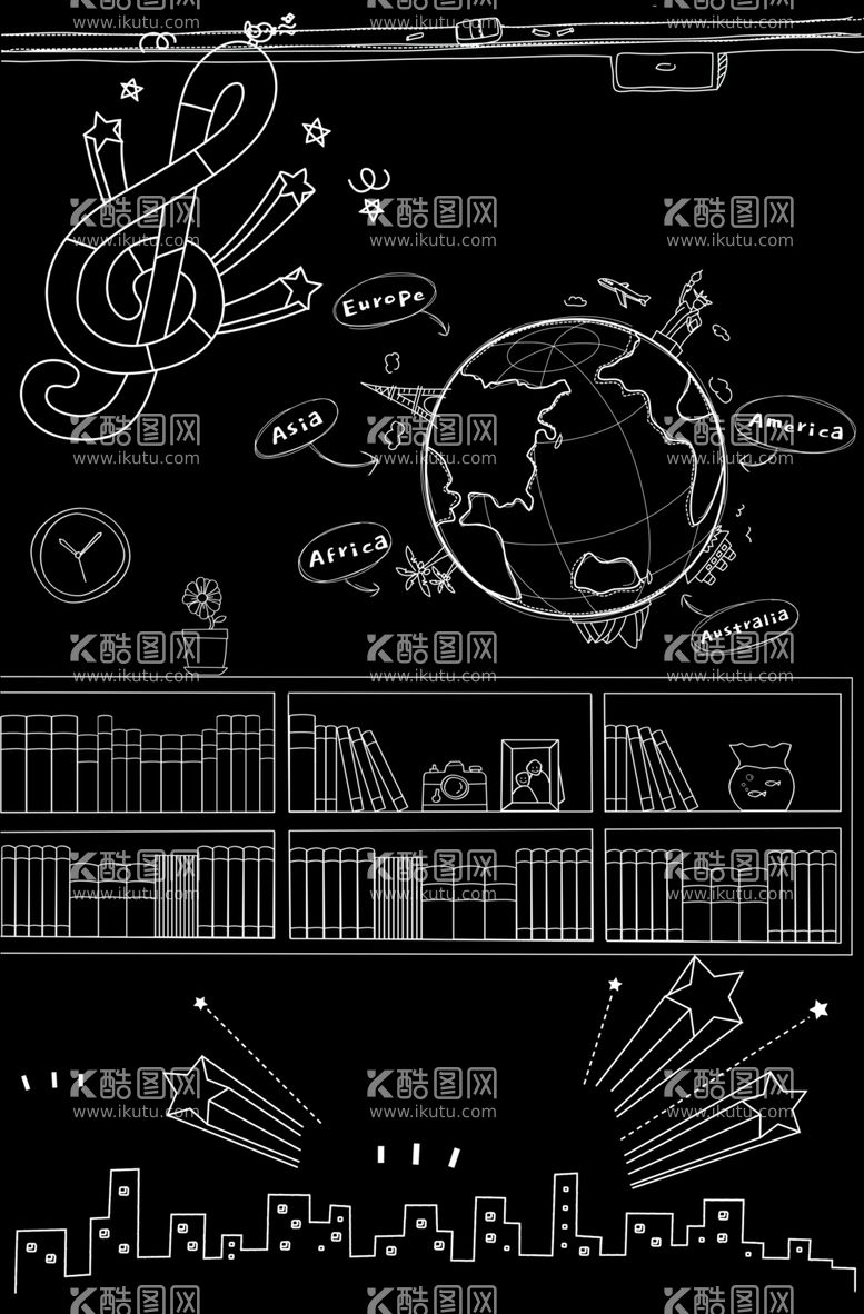 编号：27012412230159596925【酷图网】源文件下载-手绘素材 手绘图 手绘背景