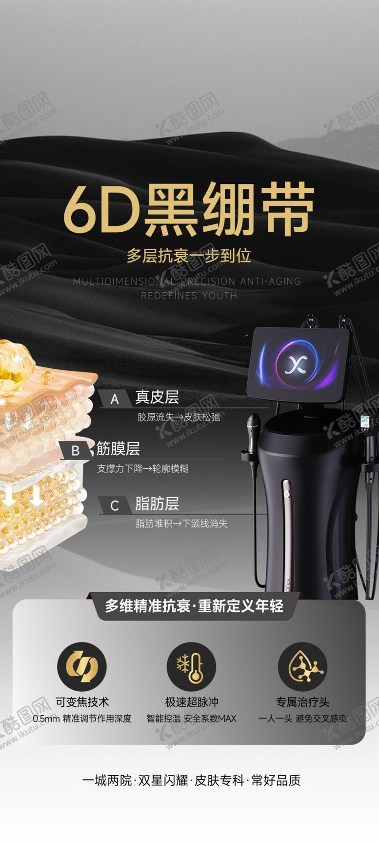 编号：51476806300228107544【酷图网】源文件下载-医美抗衰仪器海报