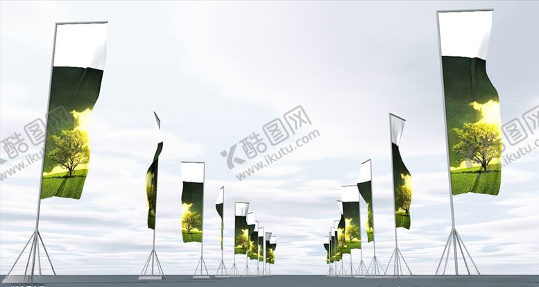 编号：43006409222133459358【酷图网】源文件下载-户外注水道旗