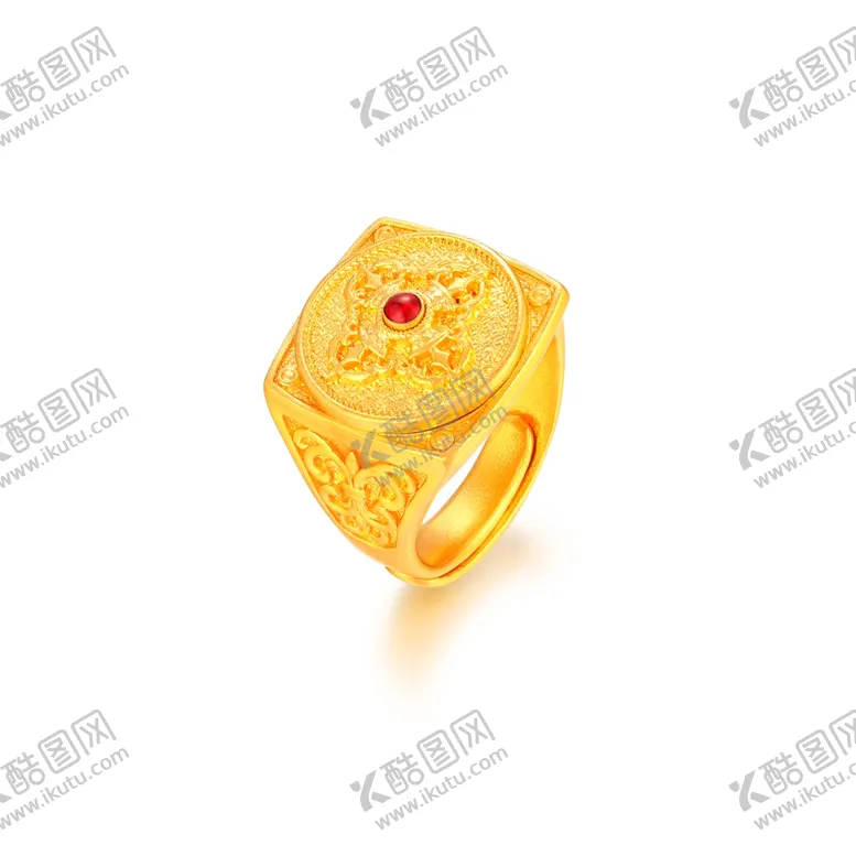 编号：69128409210909356852【酷图网】源文件下载-古法黄金戒指