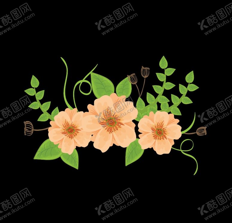 编号：44044209281216278139【酷图网】源文件下载-花边花纹花元素