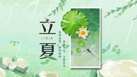 立夏海报大雪冬大寒小寒