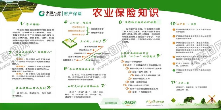 编号：92220809250256375427【酷图网】源文件下载-中国人寿宣传栏