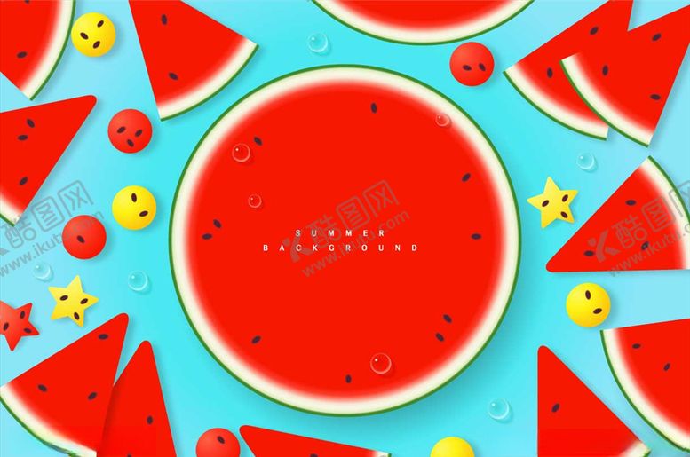 编号：62185809260529566656【酷图网】源文件下载-西瓜海报