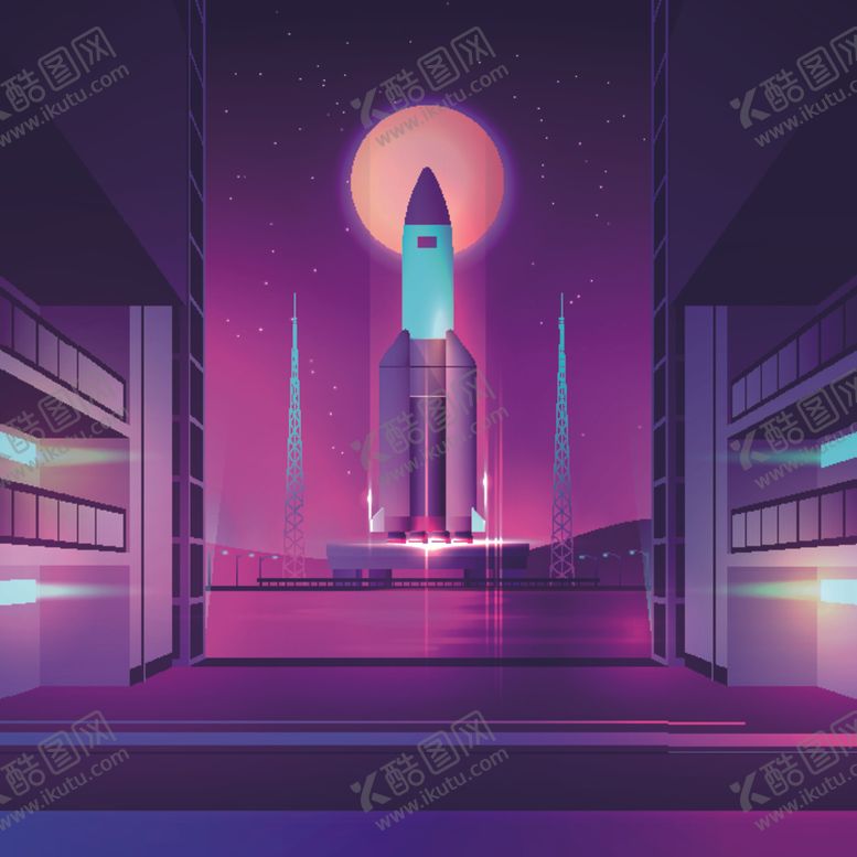 编号：43957609090848342051【酷图网】源文件下载-火箭飞船