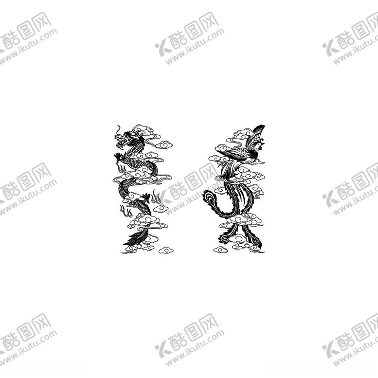 编号：89353902260150352712【酷图网】源文件下载-龙凤