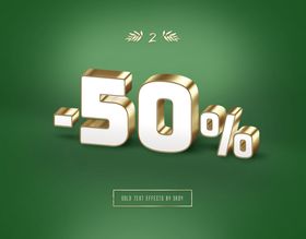 3d字体效果