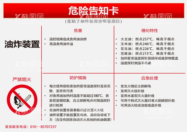 编号：54068209181915022573【酷图网】源文件下载-危险告知卡油炸装置