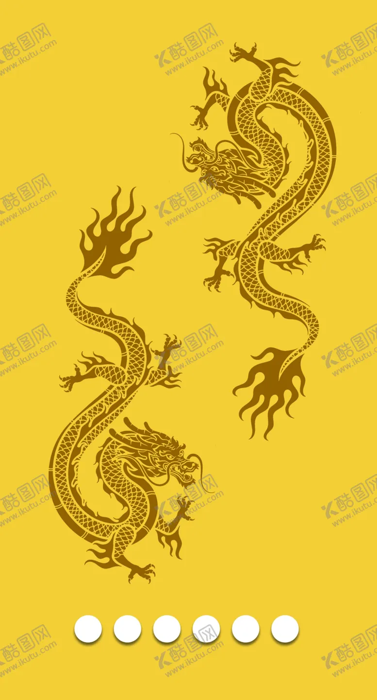 编号：77204102062023025398【酷图网】源文件下载-双龙纹