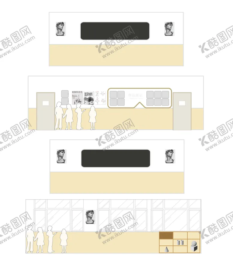 编号：23815710091101139307【酷图网】源文件下载-美术教室文化