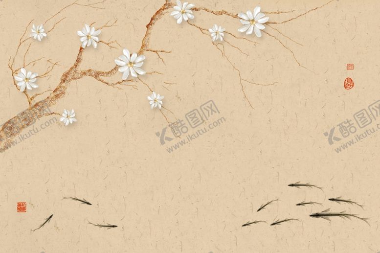 编号：54574409200522475865【酷图网】源文件下载-中式背景墙