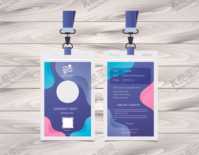 编号：36460709232343129886【酷图网】源文件下载-工作证工作牌工牌吊牌图片