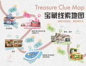 商场宝藏探索地图