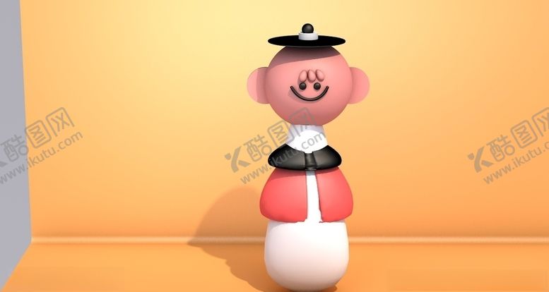 编号：63505910072223383515【酷图网】源文件下载-建模小人