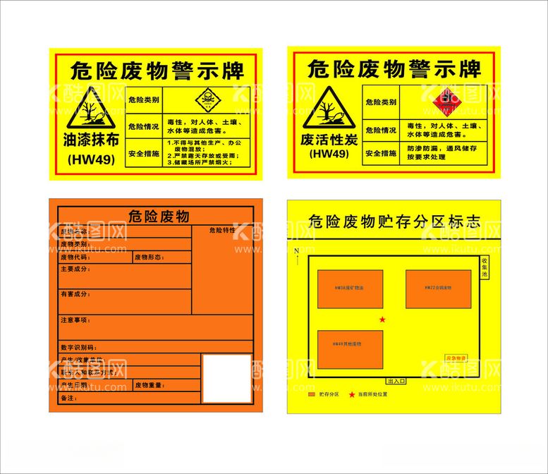 编号：36829712121310397398【酷图网】源文件下载-危险废物警示牌