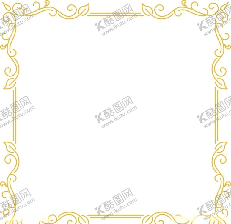 编号：54024405190535028987【酷图网】源文件下载-欧式古典花纹边框