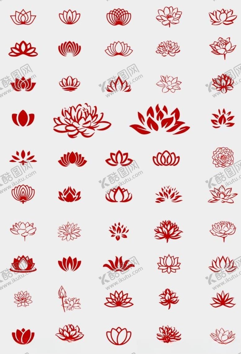编号：23323812300032213307【酷图网】源文件下载-瑜伽莲花图