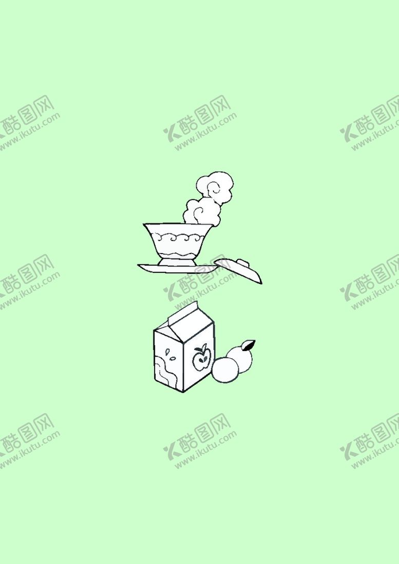 编号：83869110282125339407【酷图网】源文件下载-简笔画饮品