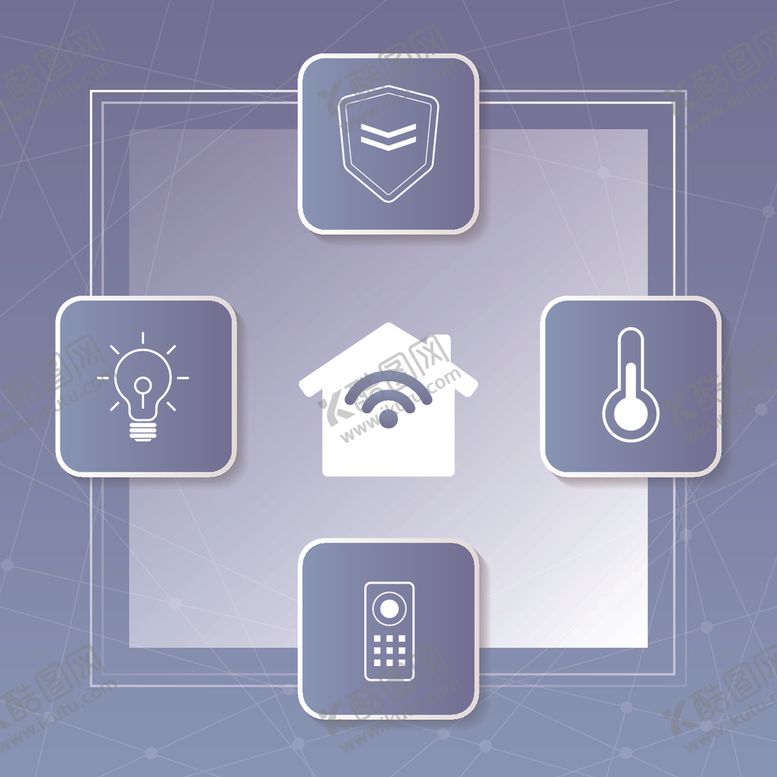 编号：22495009170306075247【酷图网】源文件下载-智能家居技术信息图表