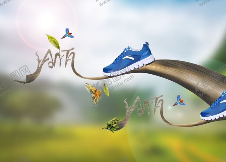 编号：78701609232211144864【酷图网】源文件下载-运动鞋海报