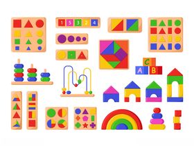 多彩儿童益智玩具大集合
