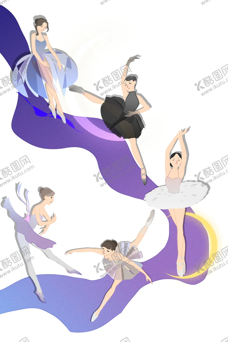 编号：83780905020444202248【酷图网】源文件下载-舞者剪影