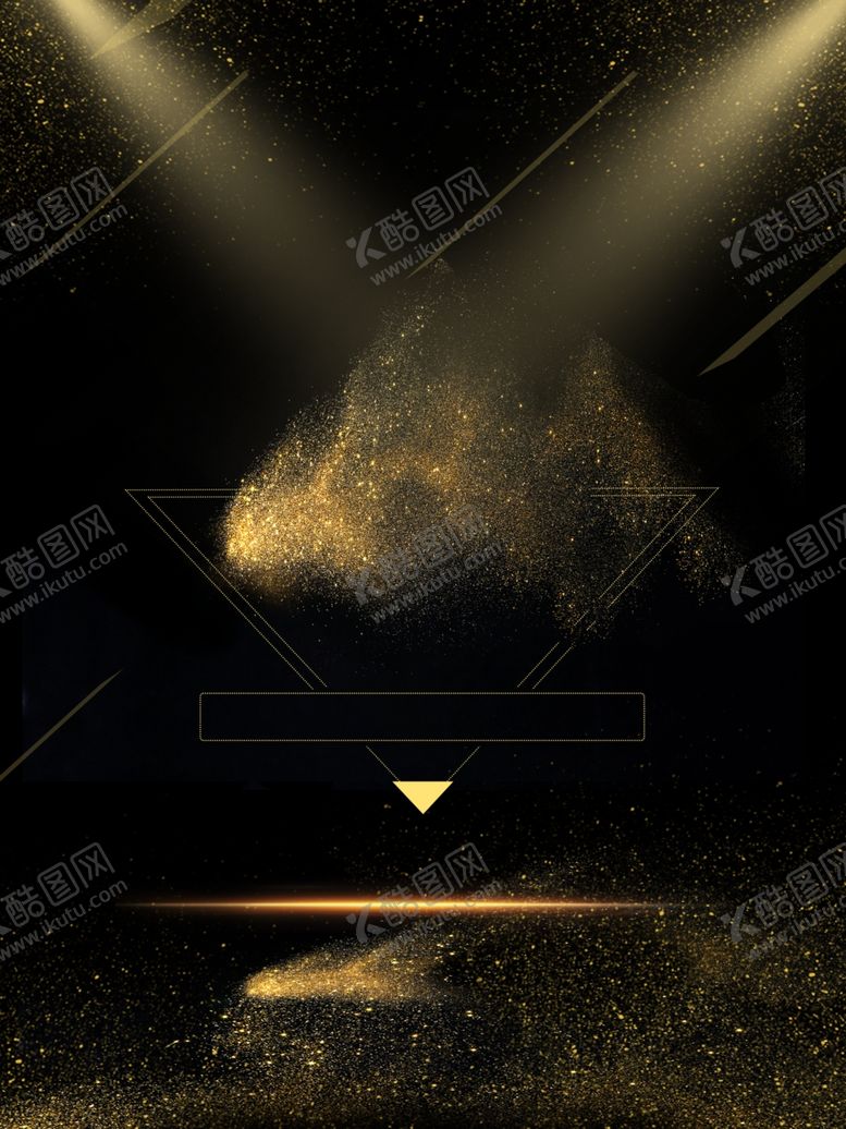 编号：78089204160825214998【酷图网】源文件下载-黑金背景素材
