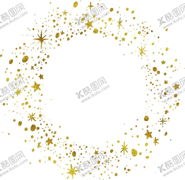 编号：47591305040527505115【酷图网】源文件下载-金色星星杂点