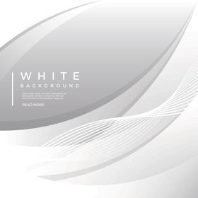 白色抽象曲线底纹