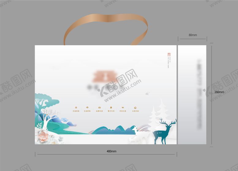 编号：22173405222036485081【酷图网】源文件下载-地产手提袋