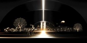地产背景企业文化房高科技高档