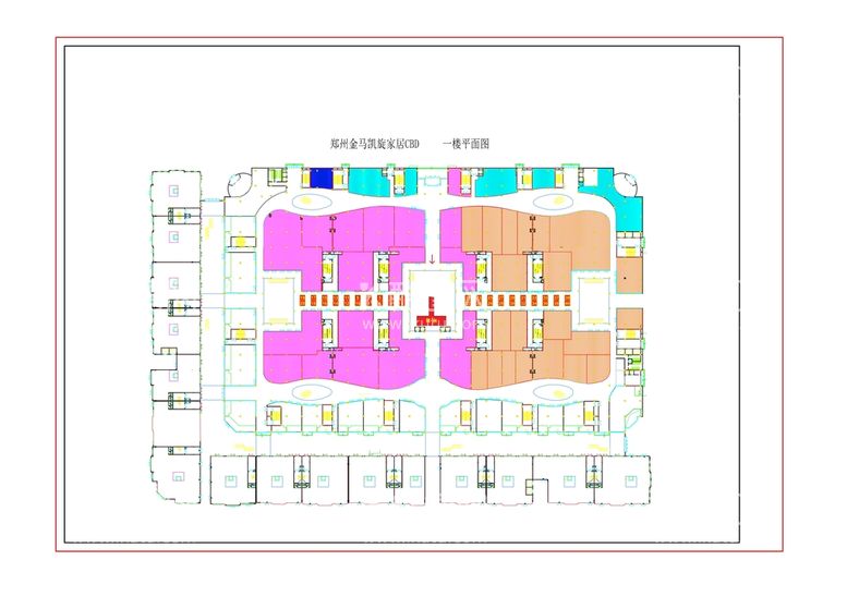 编号：10076111232139404969【酷图网】源文件下载-商场平面图