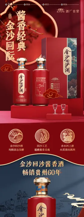 淘宝合成食品酒水白酒海报