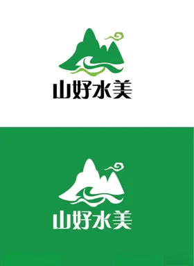 山水标识设计