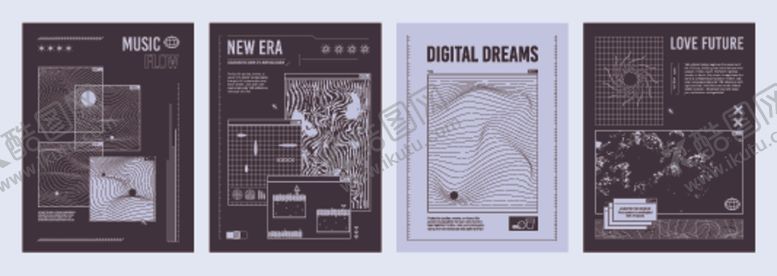 编号：91871004081706477918【酷图网】源文件下载-千禧风赛博朋克科幻海报