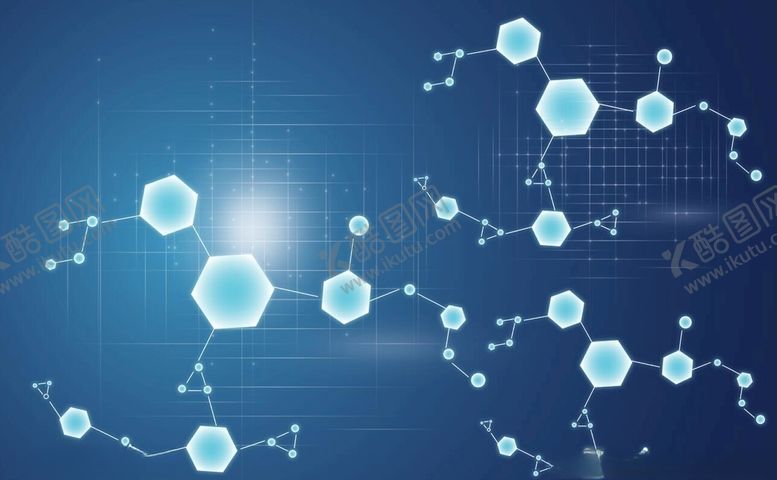 编号：97597709151450511064【酷图网】源文件下载-科技蓝色化学线条