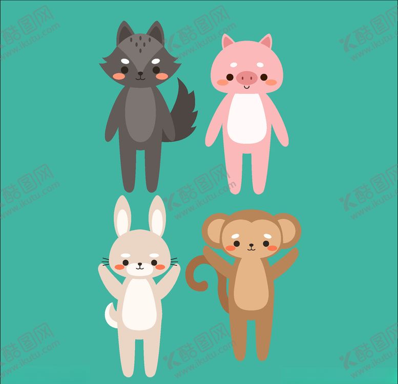 编号：29703110041626207842【酷图网】源文件下载-卡通动物