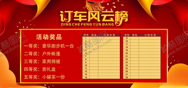 编号：58721110180857426113【酷图网】源文件下载-订车风云榜