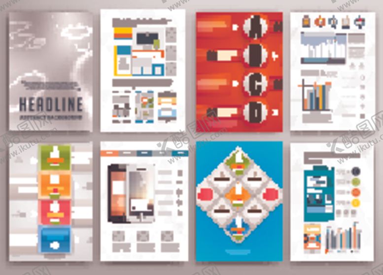 编号：37415104030406293429【酷图网】源文件下载-多样创意画册设计展示