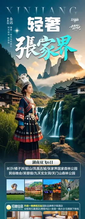 张家界旅游海报