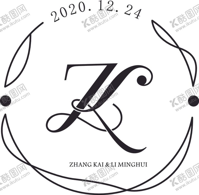 编号：59138904171046487106【酷图网】源文件下载-婚礼LOGOZL