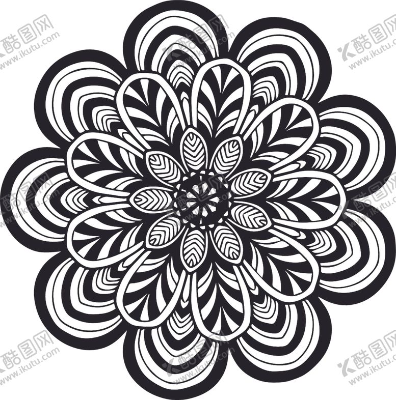 编号：37982809210904555914【酷图网】源文件下载-曼陀罗花纹