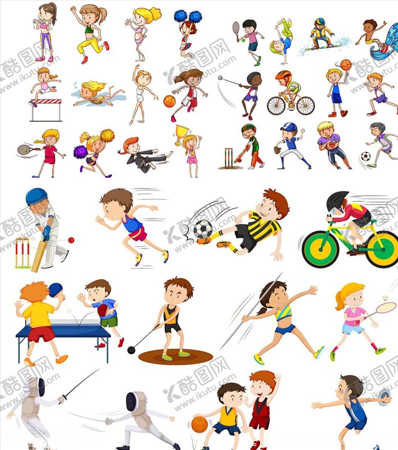 编号：27866409241247172598【酷图网】源文件下载-儿童运动