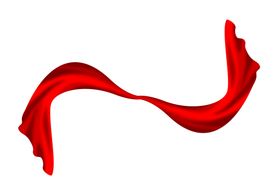 红色飘带
